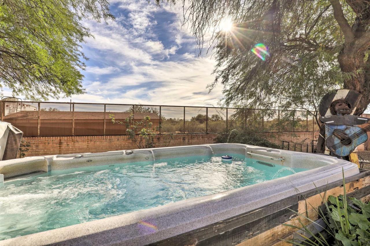 Pet-Friendly Tucson Casita Shared Hot Tub And Porch Villa Exterior foto